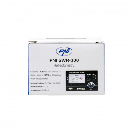 Reflectometru PNI SWR-300 PWR-SWR Meter, pentru masurare SWR antene radio in frecventa 26-30Mhz si putere statii radio CB [6]