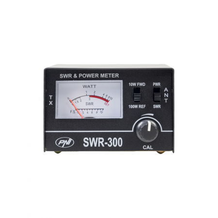 Reflectometru PNI SWR-300 PWR-SWR Meter, pentru masurare SWR antene radio in frecventa 26-30Mhz si putere statii radio CB [1]