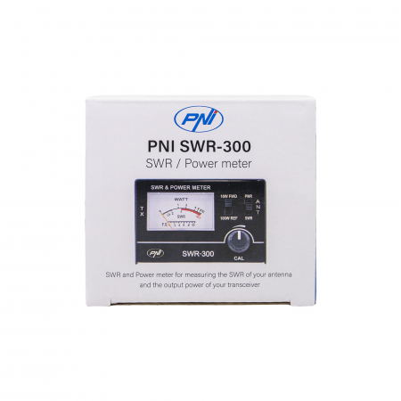 Reflectometru PNI SWR-300 PWR-SWR Meter, pentru masurare SWR antene radio in frecventa 26-30Mhz si putere statii radio CB [5]