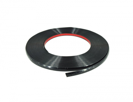 Ornamente auto - Rola ornament NEAGRA cu adeziv 6mmx15m