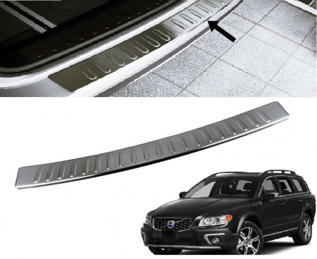 Ornamente auto - Ornament  inox portbagaj crom Volvo XC70 II 2013-2016 Facelift CROM