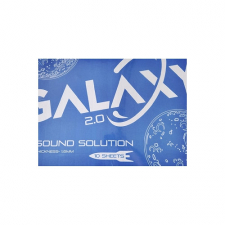 Set 10 foi insonorizant auto PARACOAT Galaxy, 2 straturi butyl + aluminiu, 700x500 mm, grosime 1.6 mm [1]