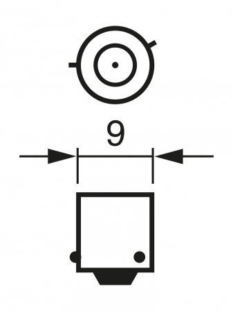 SET 2 BECURI 12V H6W 6W PURE LIGHT (blister) BOSCH [4]