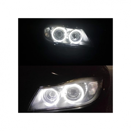 Set 2 becuri LED Marker Angel Eyes compatibil BMW seria 3 E90/E91 fara facelift 6W [3]