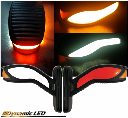 Accesorii Camioane - Set Lămpi Gabarit Cobra , Semnalizare Dinamică Efect Neon, Marker Laterale, Lumină de Poziție pentru Camion TIR Remorcă, 14,3 cm, 24V