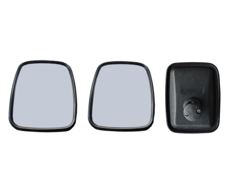 Alte accesorii - Set 2 bucati Oglinda laterala exterioara universala cu unghi larg 220 x 175 mm pentru camioane, autobuze, utilaje de constructii si agricole, excavatoare, rulote etc.