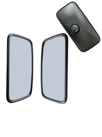 Alte accesorii - Set 2 bucati Oglinda universala exterioara 384 mm x 190 mm pentru camion, autobuz, utilaje de constructii si agricole, excavatoare, rulote si altele.