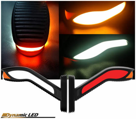 Accesorii Camioane - Set Lămpi Gabarit "Cobra", Semnal Dinamic Efect Neon, Marcaje Laterale, Lumini de Gabarit pentru Camion TIR Remorcă, 19cm, 24V