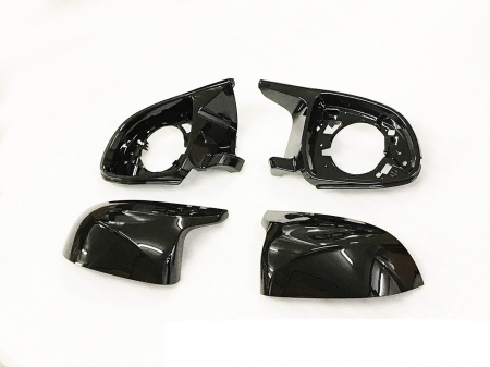 Set 2 Capace + 2 Rame pentru Oglinzi, Tip Batman M Compatibile BMW X3 X4 X5 X6 X7 G01 G02 G05 G07 F97 F98 F95 F96 [4]