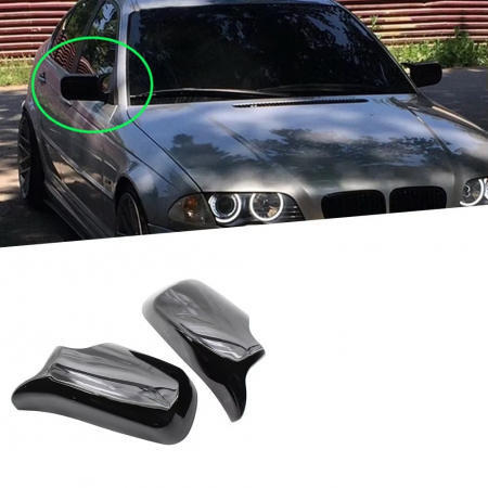 Set 2 Capace pentru Oglinzi, Tip Batman M Compatibile BMW 3 SERIES E46 5 SERIES E39 [8]