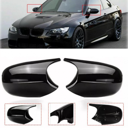 Capace Oglinzi auto - Set 2 Capace pentru Oglinzi, Tip Batman M Compatibile BMW SERIES 1 3 E81 E82 E87 E88 E90 E91 E92 E93 LCI FACELIFT