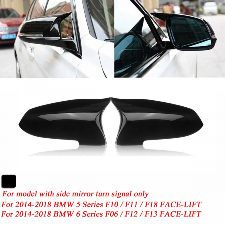 Set 2 Capace pentru Oglinzi, Tip Batman M Compatibile BMW SERIES 5 6 7 F10 F11 F18 F06 F12 F13 F01 F02 FACELIFT [4]