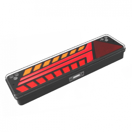 Set Lampi Auto LED Spate, Cu Semnalizare Dinamica, 52cm x 14.6cm, Universale, 7 Functii, Neon Glow, Potrivit Pentru DAF, MAN, Scania, Iveco, Volvo, Mercedes [6]