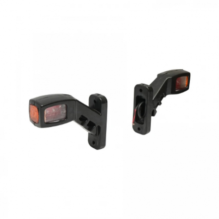 Set 2 Lampi Laterale de Gabarit cu LED - 12-24V, 140 mm, Rosu / Alb / Galben [5]