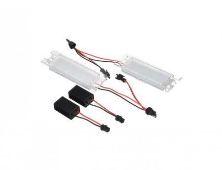 Lampi Numar - Set 2 lampi LED numar compatibil pe Opel