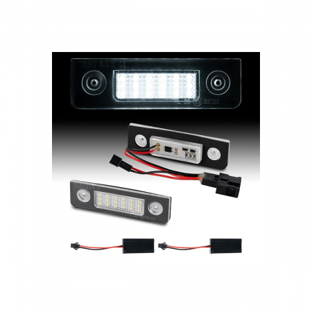 Set 2 lampi LED numar compatibil Skoda [4]