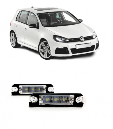 Set 2 Lampi LED numar dedicate VW Golf 5 2005 - 2009 [0]