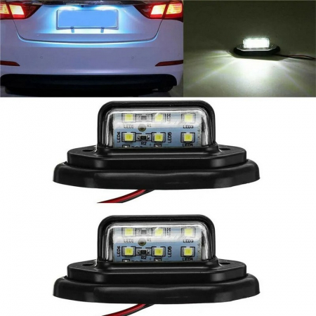 Lampi Numar - Set 2 Lampi numar LED  lumina alba Voltaj 12V-24V