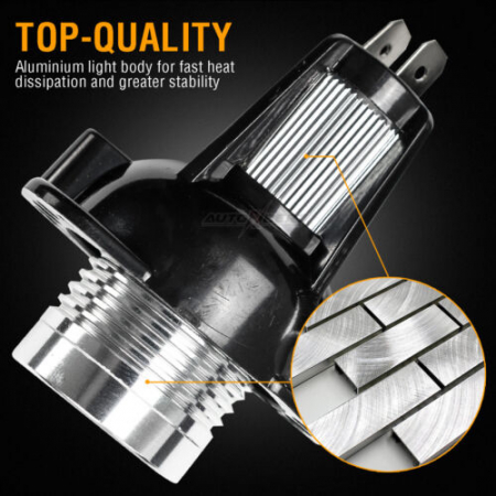 Set 2 LED becuri Angel Eyes, 12V pentru BMW E90 E91 cu Canbus [2]