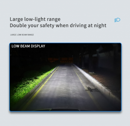 Set 2 LED becuri H7, 12V și 200W, 17000lm pentru faruri Canbus fără erori, 6000K [6]