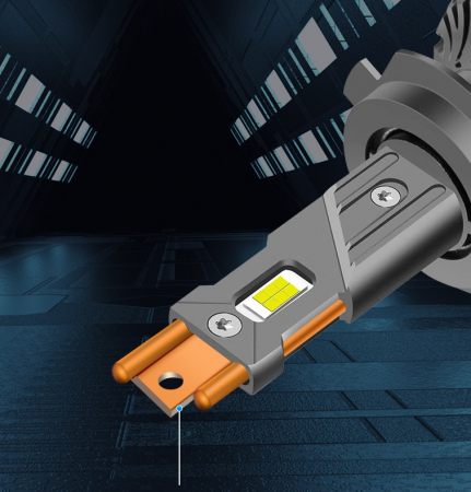 Set 2 LED becuri H7, 12V și 200W, 17000lm pentru faruri Canbus fără erori, 6000K [5]