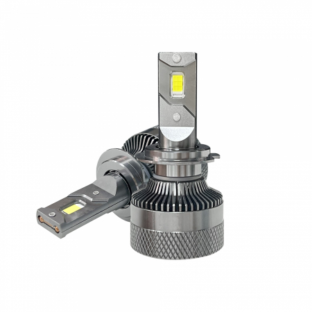 Electronice si electrice auto - Set 2 LED becuri H7, 12V și 200W, 17000lm pentru faruri Canbus fără erori, 6000K