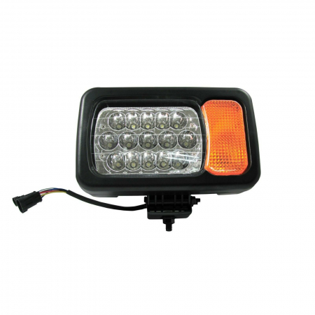 Set 2 LED Faruri cu Semnalizare JCB, Tractoare, Excavatoare, Telehandler, Hi/Low Beam, 12/24 V [3]