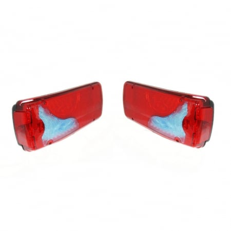 Lampi Camion/ Remorca - Set 2 Led Lampi Stop Auto  6 Functii, Daf Iveco Scania Volvo Man Renault 24V