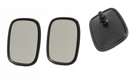 Alte accesorii - Set 2 oglinzi retrovizoare exterioare universale laterale 18.5 x 14 cm pentru camion, motostivuitor, utilaje de constructii si agricole, excavatoare, rulote, microbuze si altele.