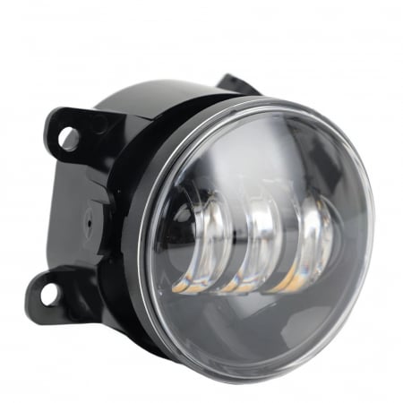 Set 2 proiectoare ceata LED Dacia, Renault, Ford, Citroen, Suzuki, lumina alba, diamentru Ø91 mm 12V, carcasa aluminiu, mufa H8/H11 [2]