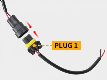 Set 2 proiectoare ceata LED Dacia, Renault, Ford, Citroen, Suzuki, lumina alba, diamentru Ø91 mm 12V, carcasa aluminiu, mufa H8/H11 [5]