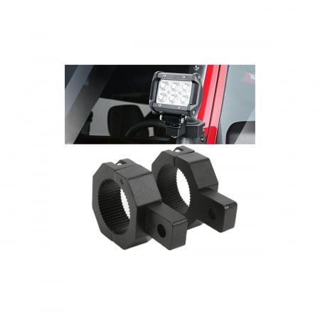Proiectoare, lampi si leduri - Set 2 suporti proiectoare LED universal pentru prindere de rollbar sau bullbar