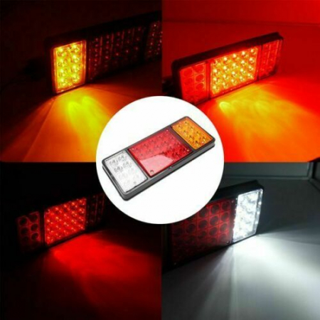 Set 2  Lampi Spate Auto LED  Universale, 4 Functii, Remorca, Camion, Trailer, 12V [3]