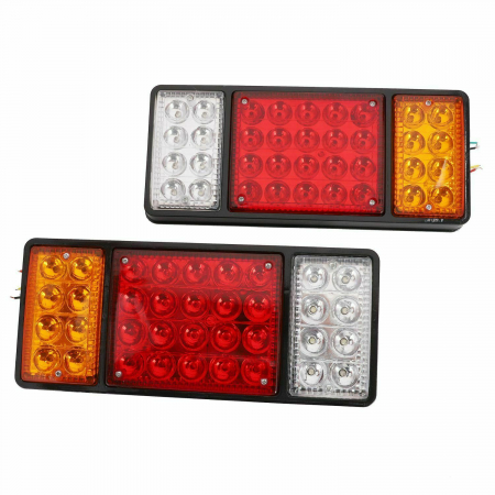 Set 2  Lampi Spate Auto LED  Universale, 4 Functii, Remorca, Camion, Trailer, 12V [7]