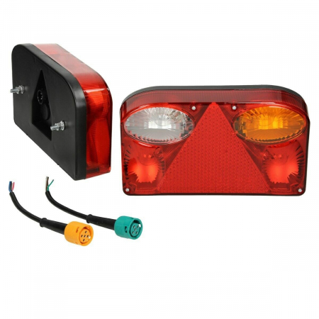 Set Lampi Spate , 7 Functii, cu Ceata si Numar, Stanga si Dreapta , 12V/24V, 23cm [2]
