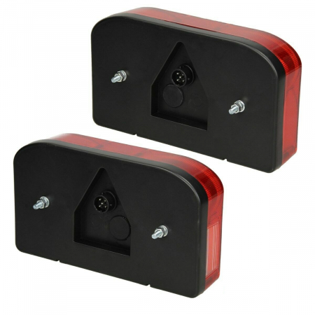 Set Lampi Spate , 7 Functii, cu Ceata si Numar, Stanga si Dreapta , 12V/24V, 23cm [7]