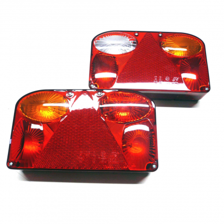 Set Lampi Spate , 7 Functii, cu Ceata si Numar, Stanga si Dreapta , 12V/24V, 23cm [8]
