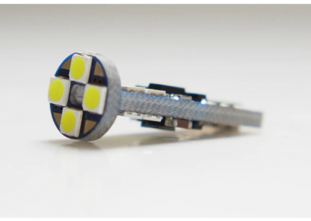 Set 2X Becuri Led T10, 12 LED SMD, W5W, Canbus, 12V, Pentru Pozitie, Plafoniere, Portbagaj, Lumina Alb 6000K [3]