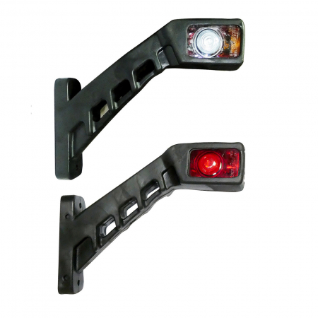 Set Lampi Laterale Gabarit  LED 18.5cm, Pentru 12v - 24v, Rosu, Alb, Galben [5]