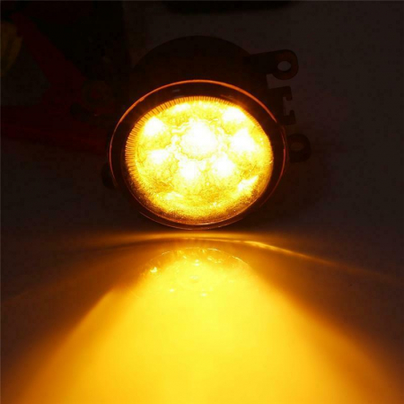 Set 2 Proiectoare de Ceata Galbenе Becuri H11, Dedicata Dacia, Ford, Opel, Renault, Citroen [5]