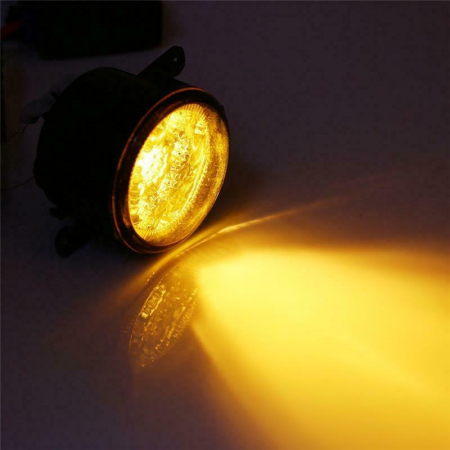 Set 2 Proiectoare de Ceata Galbenе Becuri H11, Dedicata Dacia, Ford, Opel, Renault, Citroen [2]