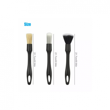 Set 3 Pensule detailing / curatare interior auto Premium [3]