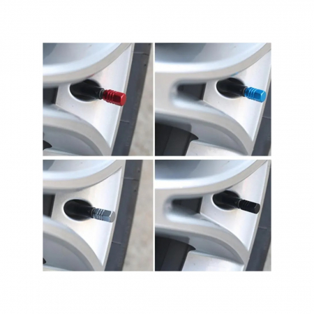 Set 4 capace valva din metal diverse culori [2]