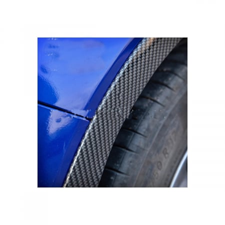 Set 4 ornamente  Carbon protectie aripa din cauciuc [1]