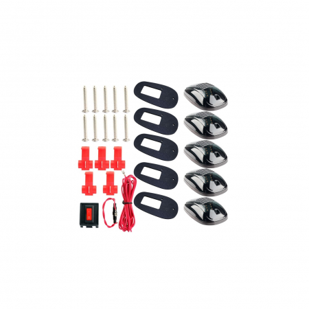 Set 5 lampi plafon LED culoare Galben 12V [4]