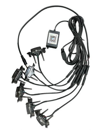 Set 6 lampi cu LED RGB 12V control prin aplicatie telefon. Diverse jocuri de lumini sau lumina continua [1]