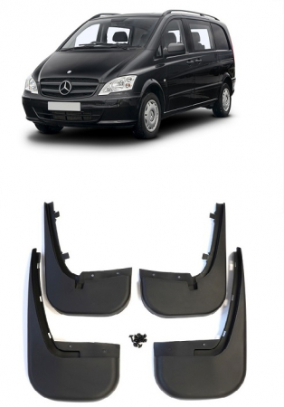 Accesorii pentru exterior - Set  Aparatori Noroi Pentru Mercedes Vito (2006-2010) 4 Buc