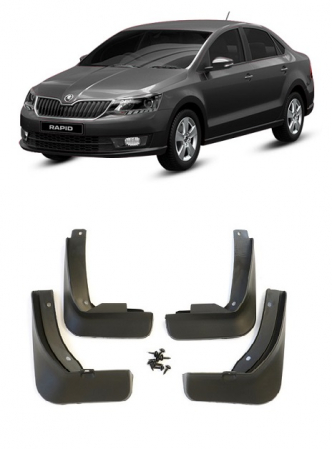 Skoda - Set Aparatori Noroi Pentru Skoda Rapid Berlina (2013-2022) Set de 4 bucati si kit de montaj.