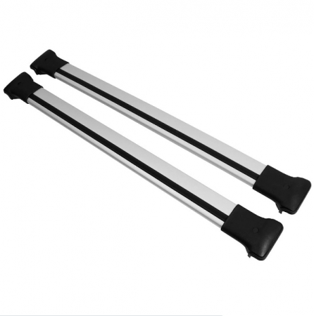 Set bare portbagaj aluminiu Dacia Duster I 2014-2018 cu bara originala longitudinala groasa [1]