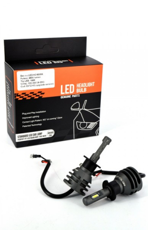 Becuri LED - Set Bec HB3 9005 cu LED 1860 4800 lumen 6000k  12-24V